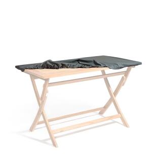 Heinemeyer Abdeckhaube für Tischplatte, mit Gummizug, TEAK SAFE grau, 190 x 95 cm