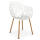 Fast Sessel FOREST, Aluminium / Iroko, Farbe: weiß