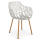 Fast Sessel FOREST, Aluminium / Iroko, Farbe: hellgrau