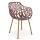 Fast Sessel FOREST, Aluminium / Iroko, Farbe: terracotta