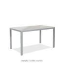 klink / Carma Keramik-Tisch TORONTO 12 mm, Aluminium / Keramik, 160 x 90 cm