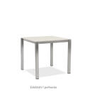 klink / Carma Keramik-Tisch FORTE 12 mm, Edelstahl / Keramik, 90 x 90 cm