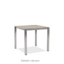 klink / Carma Keramik-Tisch FORTE 12 mm, Edelstahl / Keramik, 90 x 90 cm