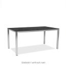 klink / Carma Keramik-Tisch FORTE 12 mm, Edelstahl /...