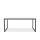 klink / Carma HPL-Tisch BOARD, Edelstahl anthrazit / HPL, Farbe: weiß, 220 x 90 cm