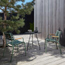 Houe Sessel RECLIPS mit Bambus-Armlehnen, Alumnium / receycelter Kunststoff, olivgrün