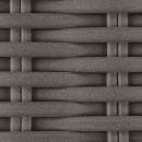 DEDON 2er-Sofa PAROS, inkl. Sitz-, Rücken- und Seitenkissen, Farbe: silt / linen sand