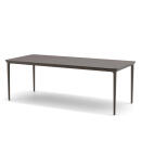 DEDON Tisch BELLMONDE 220 x 95 cm, Aluminium / HPL, black...