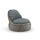 DEDON Lounge Chair / Sessel DALA, Aluminium / Kunststoffgeflecht, black / ubud exkl. Polster