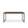 klink / Carma HPL-Tisch BOARD, Edelstahl anthrazit / HPL, Farbe: patina bronze, 180 x 90 cm