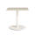 Tribu Tisch T-TABLE LOW DINING 90 x 90 cm, pulverbeschichteter Stahl / Keramik, weiß / linen