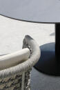 klink / Carma Stapelsessel PACIFIC, Aluminium / Rope, Farbe: anthrazit / grau