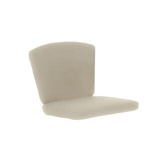 Sitz- und Rückenkissen zu Stapelsessel GENT / PACIFIC / CORO, Farbe: Panama sand (100% Acryl)