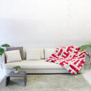 Paola Lenti Outdoor Sofa COVE 250x90x35cm, Aluminium / Polyesterfaser mit Polyurethaneinsatz, creme