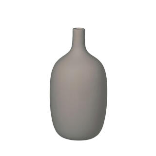 Blomus Vase CEOLA Ø 11cm Höhe 21cm, Porzellan, Farbe: Satelite