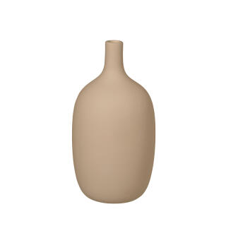 Blomus Vase CEOLA Ø 11cm Höhe 21cm, Porzellan, Farbe: Nomad