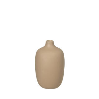 Blomus Vase CEOLA Ø 8cm Höhe 13cm, Porzellan, Farbe: Nomad