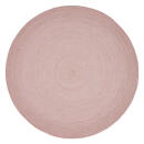 Teppich Murcia, Ø 300 cm, recyceltes PET, soft pink