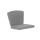 Sitz- und Rückenkissen zu Stapelsessel GENT / PACIFIC / CORO, Farbe: Panama grau (100% Acryl)