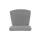 Sitz- und Rückenkissen zu Stapelsessel GENT / PACIFIC / CORO, Farbe: Panama grau (100% Acryl)