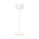 Blomus mobile LED-Lampe FAROL, 35,5 x D. 11 cm, white
