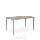 klink / Carma Keramik-Tisch TORONTO 10 mm, Aluminium / Keramik, 160 x 90 cm