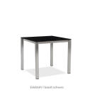 klink / Carma Keramik-Tisch FORTE 10 mm, Edelstahl / Keramik, 80 x 80 cm
