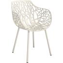 Fast Sessel FOREST, Farbe: cremeweiß, Aluminium