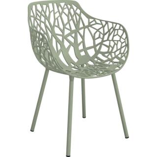 Fast Sessel FOREST, Farbe: grüner Tee, Aluminium