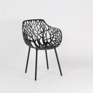 Fast Sessel FOREST, Farbe: schwarz, Aluminium