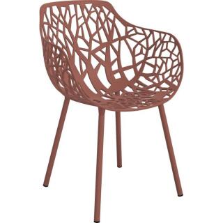 Fast Sessel FOREST, Farbe: terracotta, Aluminium