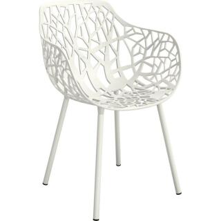 Fast Sessel FOREST, Farbe: weiß, Aluminium