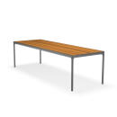HOUE Tisch FOUR, Aluminium / Bambus, 270 x 90 cm