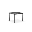 HOUE Tisch FOUR BLACK, Aluminium schwarz, 90 x 90 cm