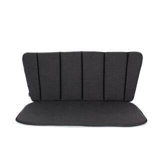 HOUE Sitz- und Rückenkissen PAON für Bank, 100 % Polyester, carbon grau