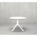 Tischgestell NEMO nieder, Aluminium, Farbe: matt weiß