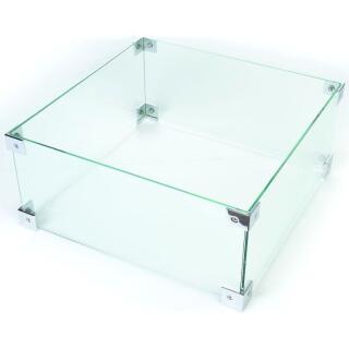 Mania Happy Cocooning Glasschirm klein für Feuertisch, 49 x 49 cm