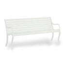 Fast Bank OASI, 3-Sitzer, 162 cm, Farbe: weiß, Aluminium