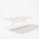 Fast Tisch MOAI 160 x 90 cm, Aluminium lackiert in Farbe 17-weiß
