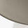 Fast Tisch MOAI, rund 146 cm, Aluminium lackiert in Farbe 18- dunkelbraun
