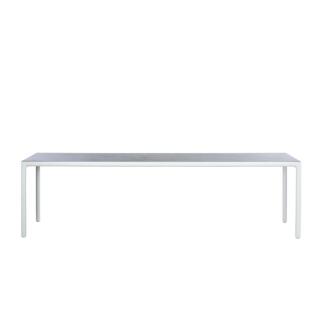Tribu Teak-Tisch ILLUM, Aluminium wenge / Teakholz, 265 x 71 cm