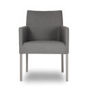 klink / Carma Ausstellungsstück Sessel BERGEN, Farbe: silber / charcoal chine, Aluminiumgestell / Sunbrella