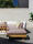 klink / Carma Sitzkissen für MAUI Hocker 74 x 74 cm, Sunbrella A (100 % Polyacryl)