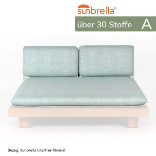 klink / Carma Sitz- und Rückenkissen für MAUI 2-Sitzer, Sunbrella A (100 % Polyacryl)