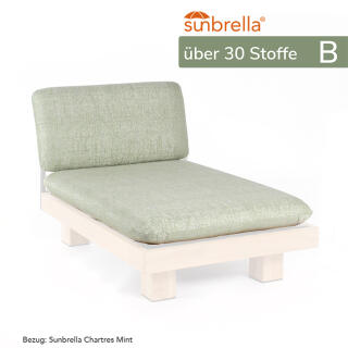 klink / Carma Sitz- und Rückenkissen für MAUI 1-Sitzer, Sunbrella Kat. B (100 % Polyacryl)