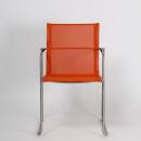klink / Carma Stapelsessel MOOD Ausstellungsstück, Edelstahl / Batyline, Farbe: orange