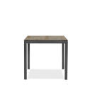 klink / Carma HPL-Tisch TORONTO, Aluminium / HPL, Gestell: anthrazit, Farbe: patina zinn, 80 x 80 cm
