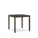 klink / Carma HPL-Tisch TORONTO, Aluminium / HPL, Gestell: marrone, Farbe: betonoptik, 80 x 80 cm