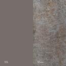 klink / Carma HPL-Tisch TORONTO, Aluminium / HPL, Gestell: marrone, Farbe: ROCK zinn, 80 x 80 cm