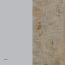 klink / Carma HPL-Tisch TORONTO, Aluminium / HPL, Gestell: metallic, Farbe: patina zinn, 130 x 80 cm
